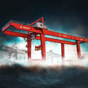 GUINDASTES DO PÓRTICO DE CONTENTORES MONTADOS EM TRILHO (RMG)